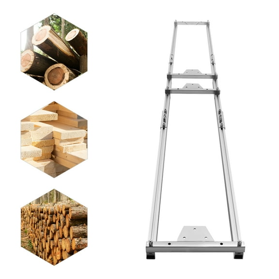 ToppiJoy Chainsaw Mill Guide Rail with 106 Inch Aluminum Track Adjustable Cutting Thickness for Portable Sawmill and Log Milling Applications