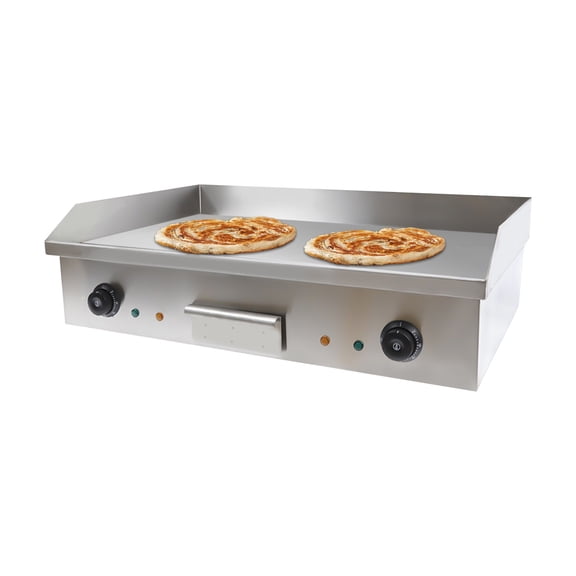 ToppiJoy Commercial Electric Griddle, 28 Inch Stainless Steel Teppanyaki Grill Adjustable Temperature Control for Home Restaurant