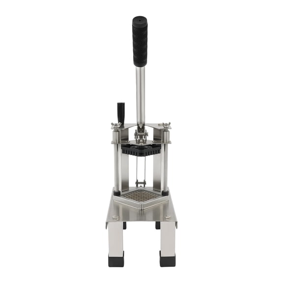 ToppiJoy Commercial French Fry Cutter and Vegetable Dicer, Stainless Steel Multi-function Food Cutter with 3 Size Blades for Home and Restaurant