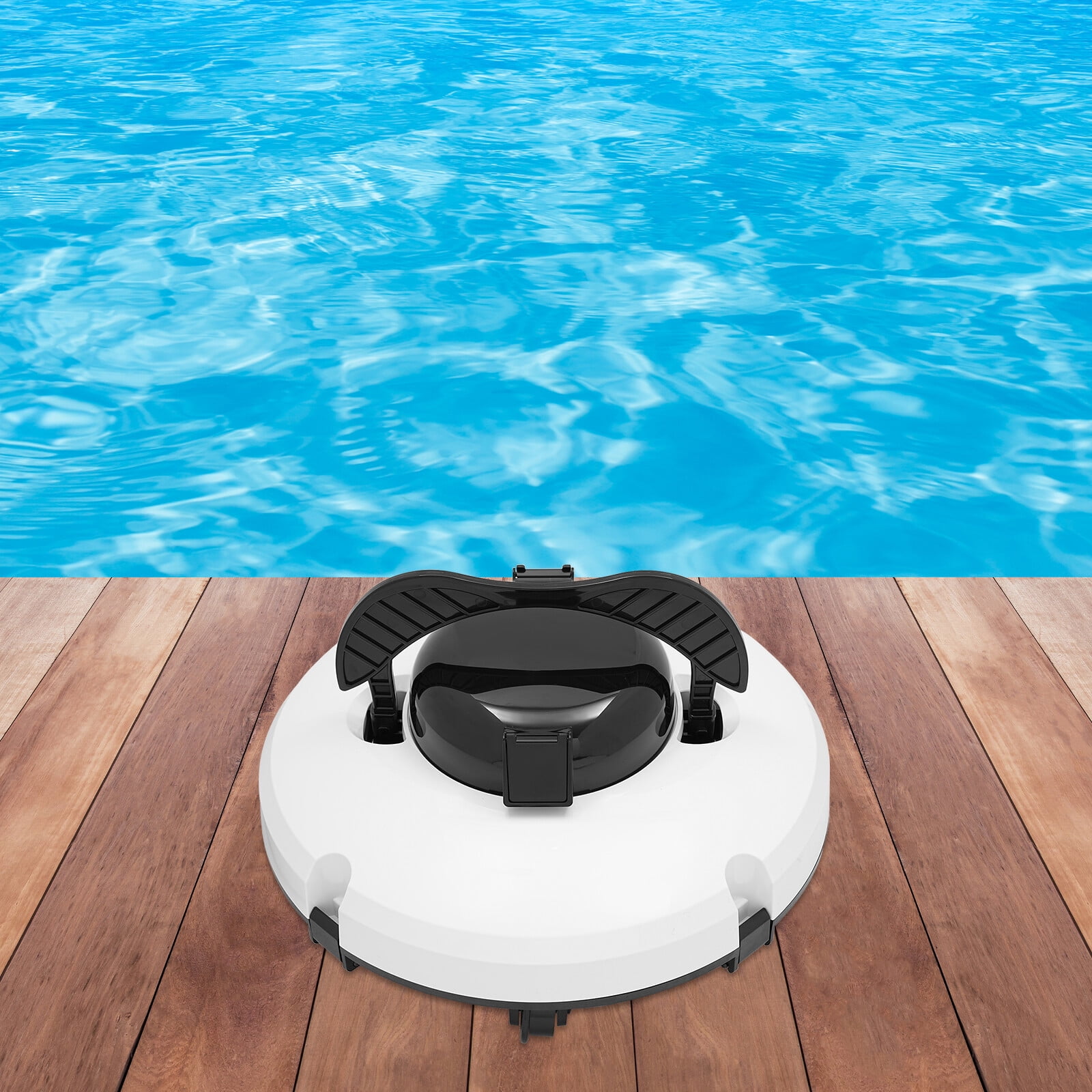 ToppiJoy Cordless Pool Vacuum Cleaner for Above Ground Pools, Robotic Pool Cleaner Stronger Suction, Automatic Robot Pool Cleaners for Inground Pools