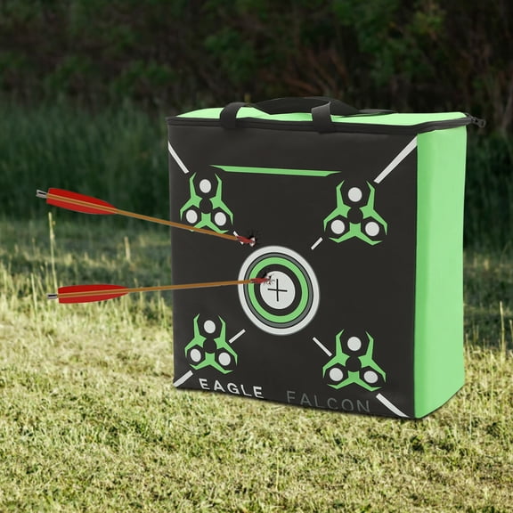 ToppiJoy Double-Sided Fiber Archery Target, Shooting Archery Composite Polymer Fiber Target, Recurve Straight Bow Archery Target