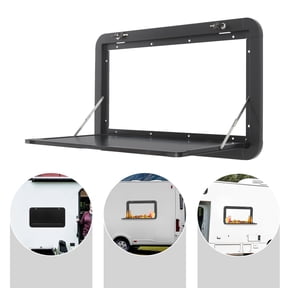 ToppiJoy Foldable Wall Mounted RV Table, Lockable Table, FoldingTable Black
