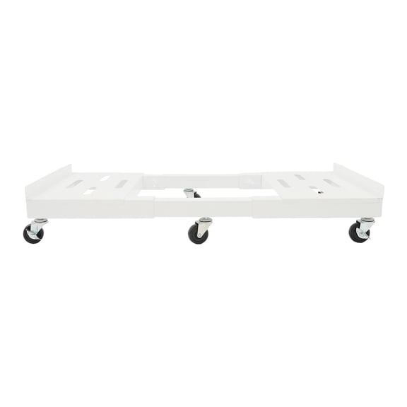 ToppiJoy Furniture Moving Dolly, Moving Dolly with 6 Swivel Casters, Expandable Furniture Movers with 3 Brakes Wheels for Moving Warehouse (White)