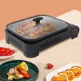 thumbnail image 1 of ToppiJoy Gas Stove with Grill Pan and Lid,2.1KW Gas Stove,160 G/0.35 Lbs/H,Stainless Steel Butane Gas Camping Stove W/ Piezoelectric Ignition and Adjustable Flame for Cooking,Camping,Rv, 1 of 14