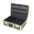 thumbnail image 1 of ToppiJoy Hairdresser Case with Lock Fireproof Metal Storage Organizer for Travel Salon Heavy-Duty Makeup Kit, 1 of 11