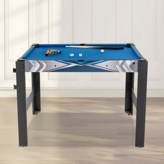 ToppiJoy MDF Multifunctional Combo Game Table with Billiards, Ping Pong, Hockey & Archery, Space-Saving Design, Great for Family Fun and Entertainment