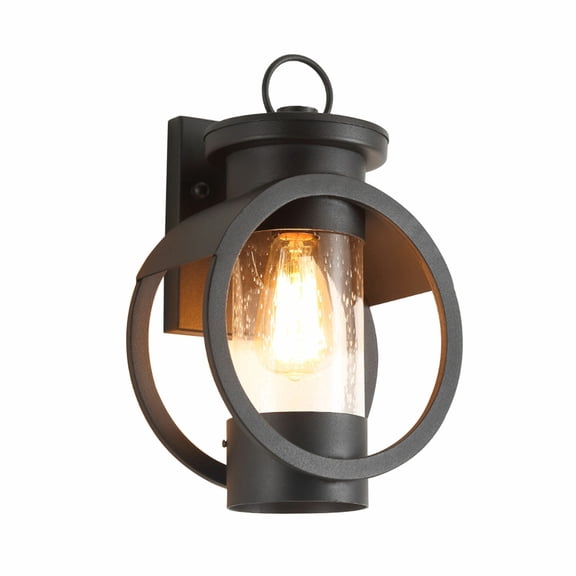ToppiJoy Outdoor Wall Sconce Light, Industrial Rustic Exterior Light Fixture for Porch, Garage Doorway, Patio