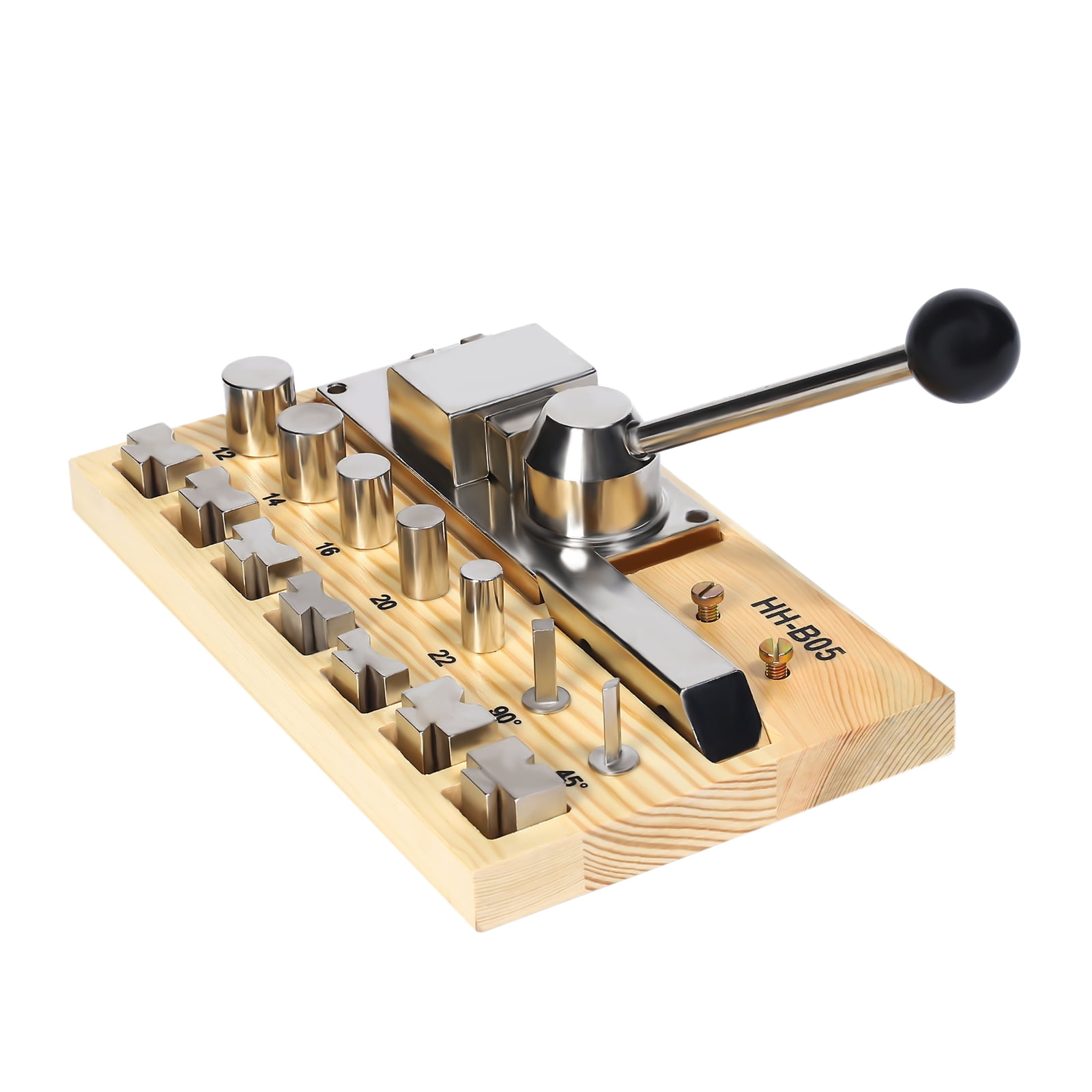 ToppiJoy Ring Bending Tool with Multiple Molds, Chrome Steel Jewelry ...