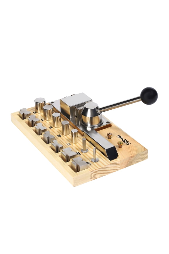 Ring Bending Tool with Multiple Molds, Chrome Steel Jewelry Shaping Machine for DIY Metal Ring Making & Craft Studio Use