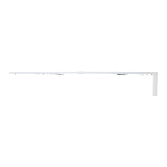 ToppiJoy Smart Curtain Rod, Smart Motorized Curtain Track, Remote Control Electric Quiet Curtain Rail with Adjustable Length 47.2-204.7in