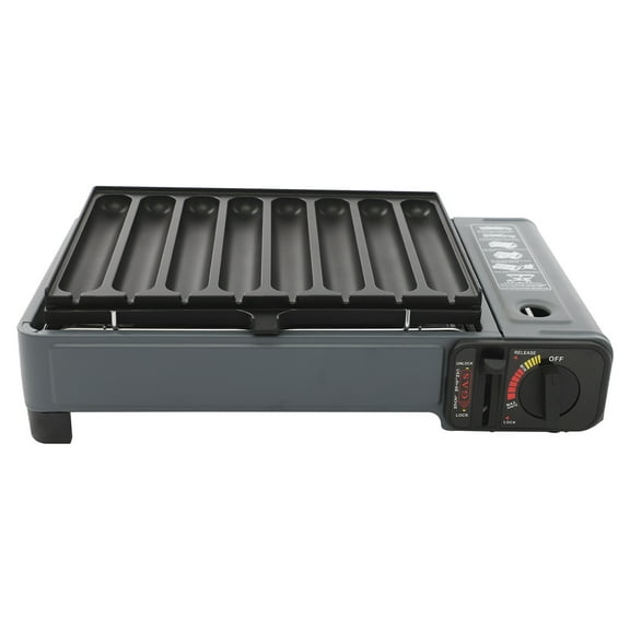 ToppiJoy Tabletop Butane Stove, 2.2kw Portable Camping Gas Stove,Gas Grill Stove,Gas Consumption 160g/0.35lbs/Hr,Korean Bbq Grill With Carry Case for Outdoor Cooking Camping,Gatherings,Rvs