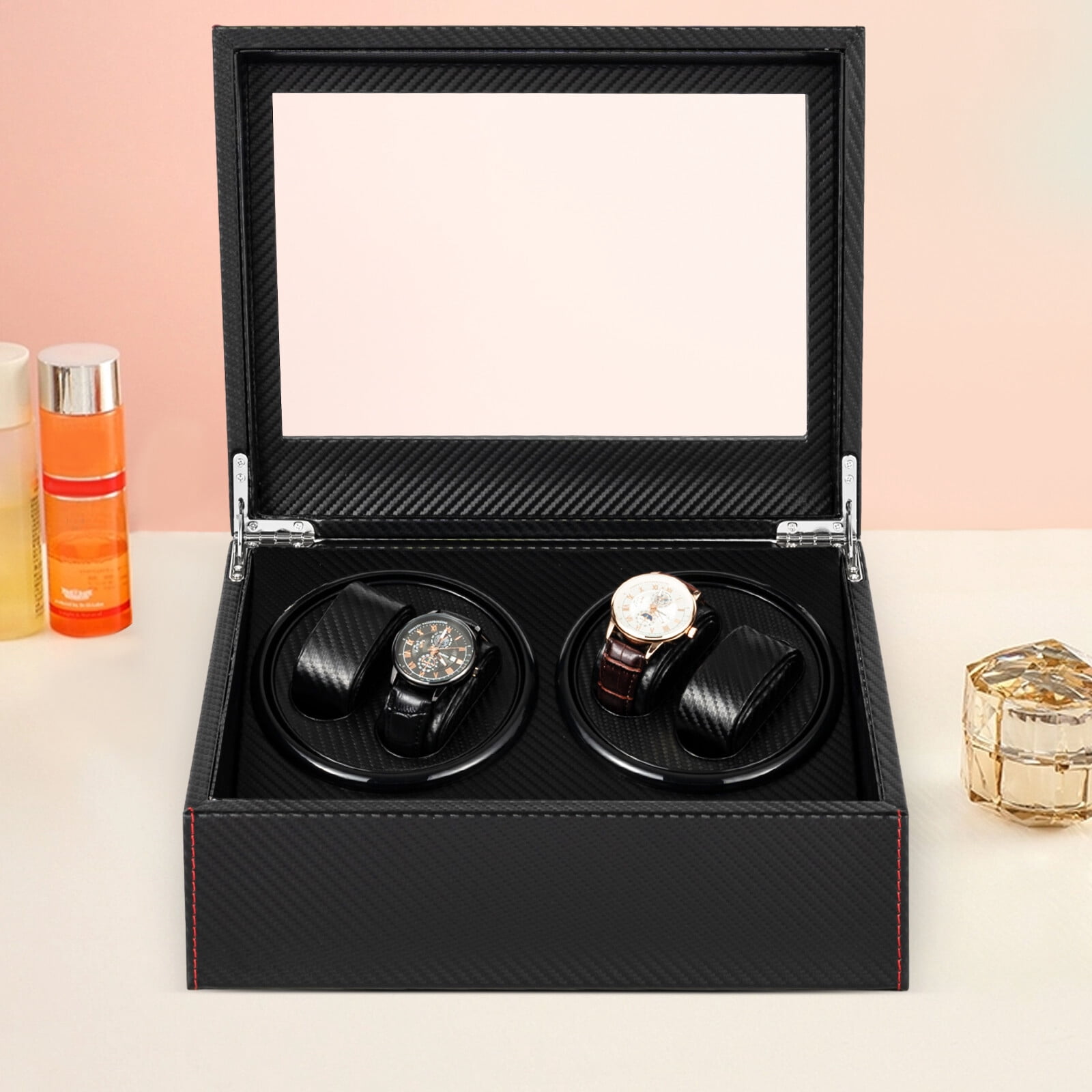 ToppiJoy Watch Box, Automatic Watch Winder Rotation Watch Storage ...