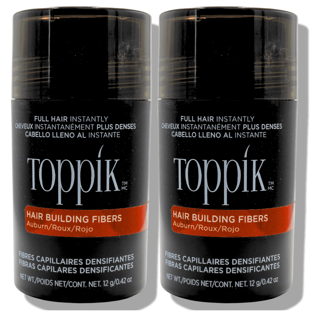 Toppik Auburn Hair Building Fibers, 12g - Fill In Fine or Thinning Hair ...