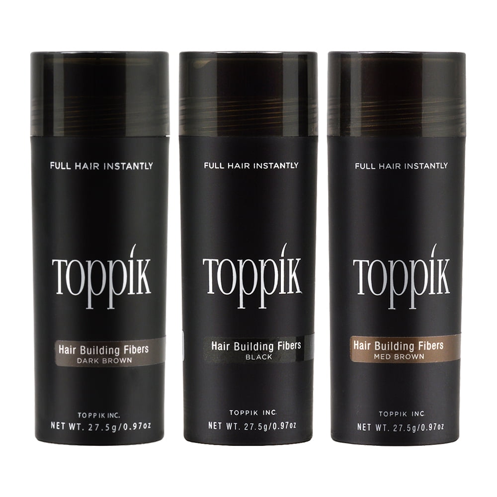 Toppik Dark Brown 0.97oz + Black 0.97oz + Medium Brown 0.97oz