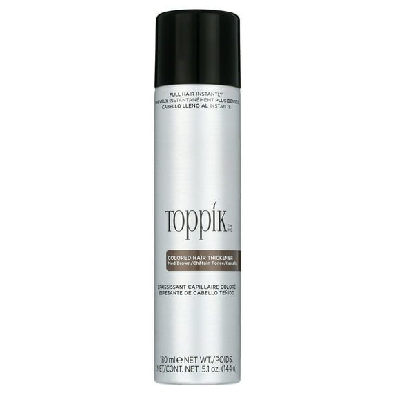 Toppik Dry Formula Med Brown Colored Hair Thickener, 5.1 oz - (Pack of 1)
