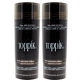 thumbnail image 1 of Toppik Hair Building Fibers, DarkBrown 0.97 oz (Pack of 2), 1 of 8