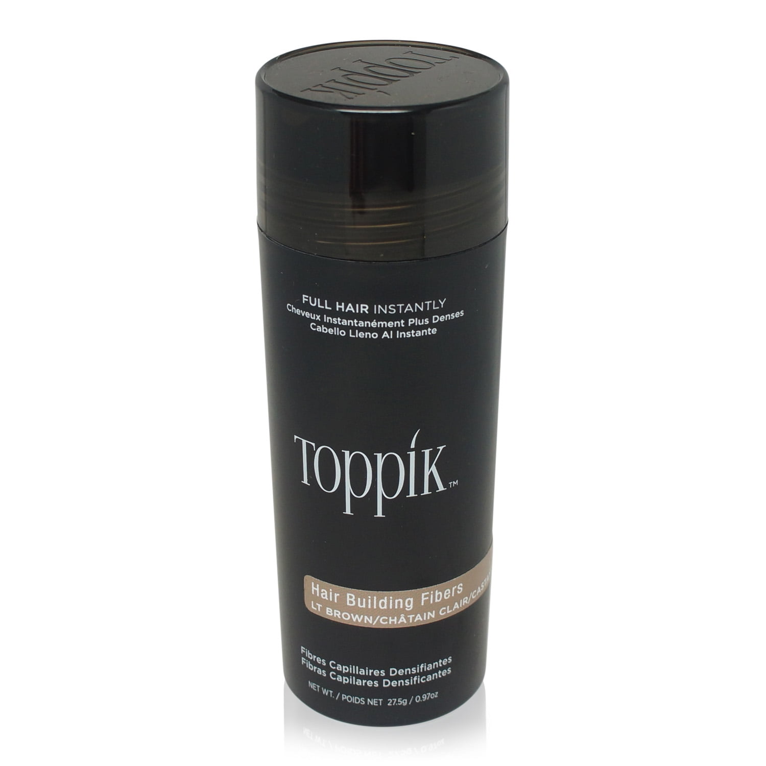 Toppik Organic Keratin Hair Fibers, Light Brown, Economy Size 0.97
