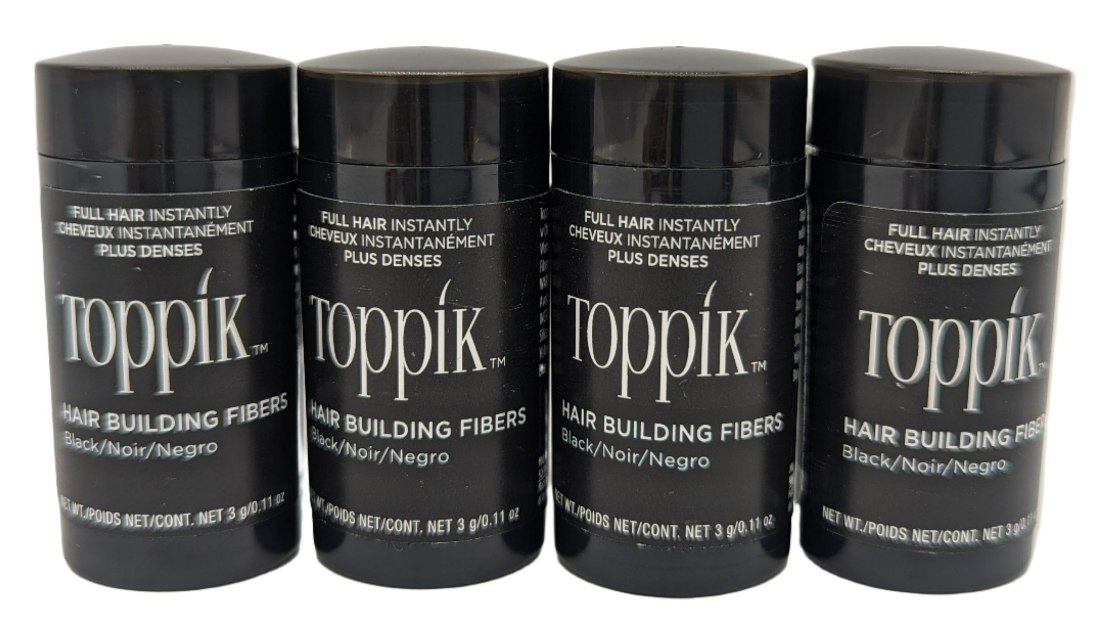 Toppik Hair Building Fibers Fill In Fine Or Thinning Hair Black 3g Pack