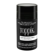 Toppik Hair Building Fibers, White, 12g | Fill In Fine or Thinning Hair | Instantly Thicker, Fuller Looking Hair | 9 Shades for Men & Women
