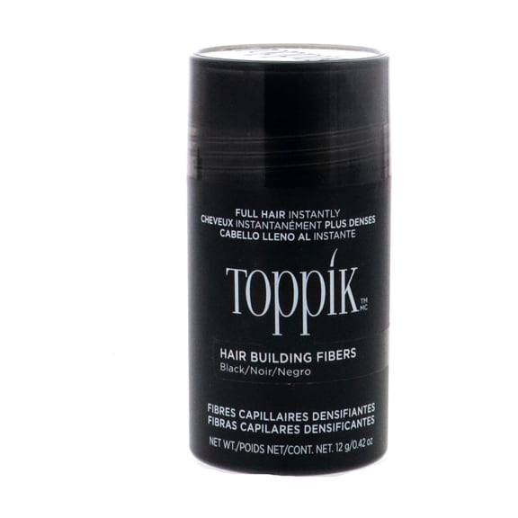 Toppik Hair Building Fibers, Black, 0.42 oz