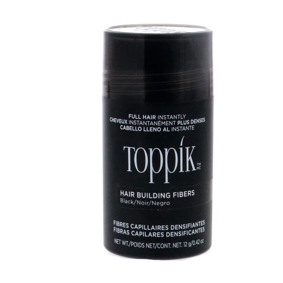 Toppik Hair Building Fibers, Black, 0.42 oz