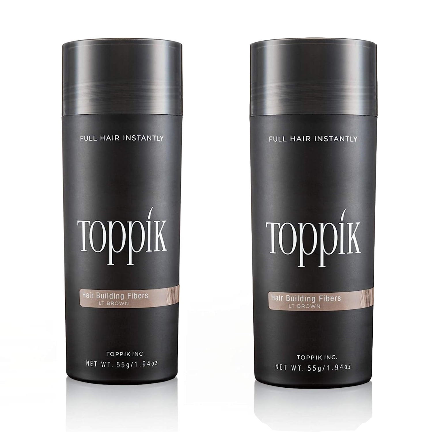 Toppik Light Brown 55 g / 1.94 oz Hair Building Fibers, Fill In Fine or