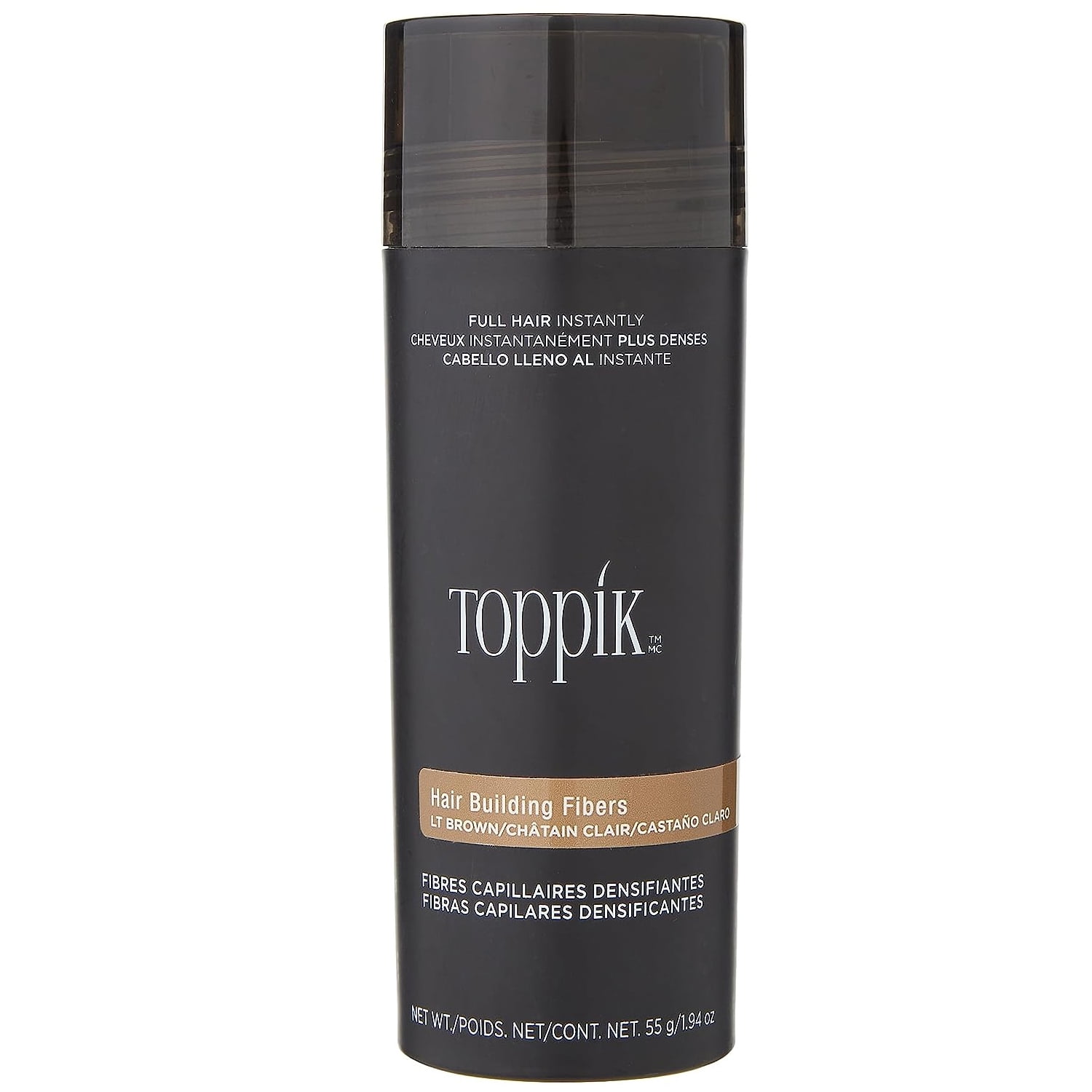 Toppik Light Brown 55 g / 1.94 oz Hair Building Fibers, Fill In Fine or ...