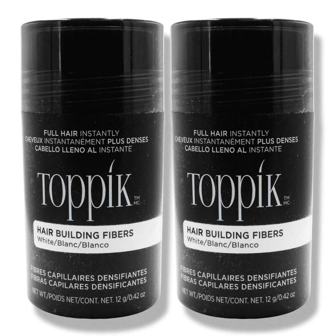 Toppik White 12 g / 0.42 oz Hair Building Fibers, Fill In Fine or ...
