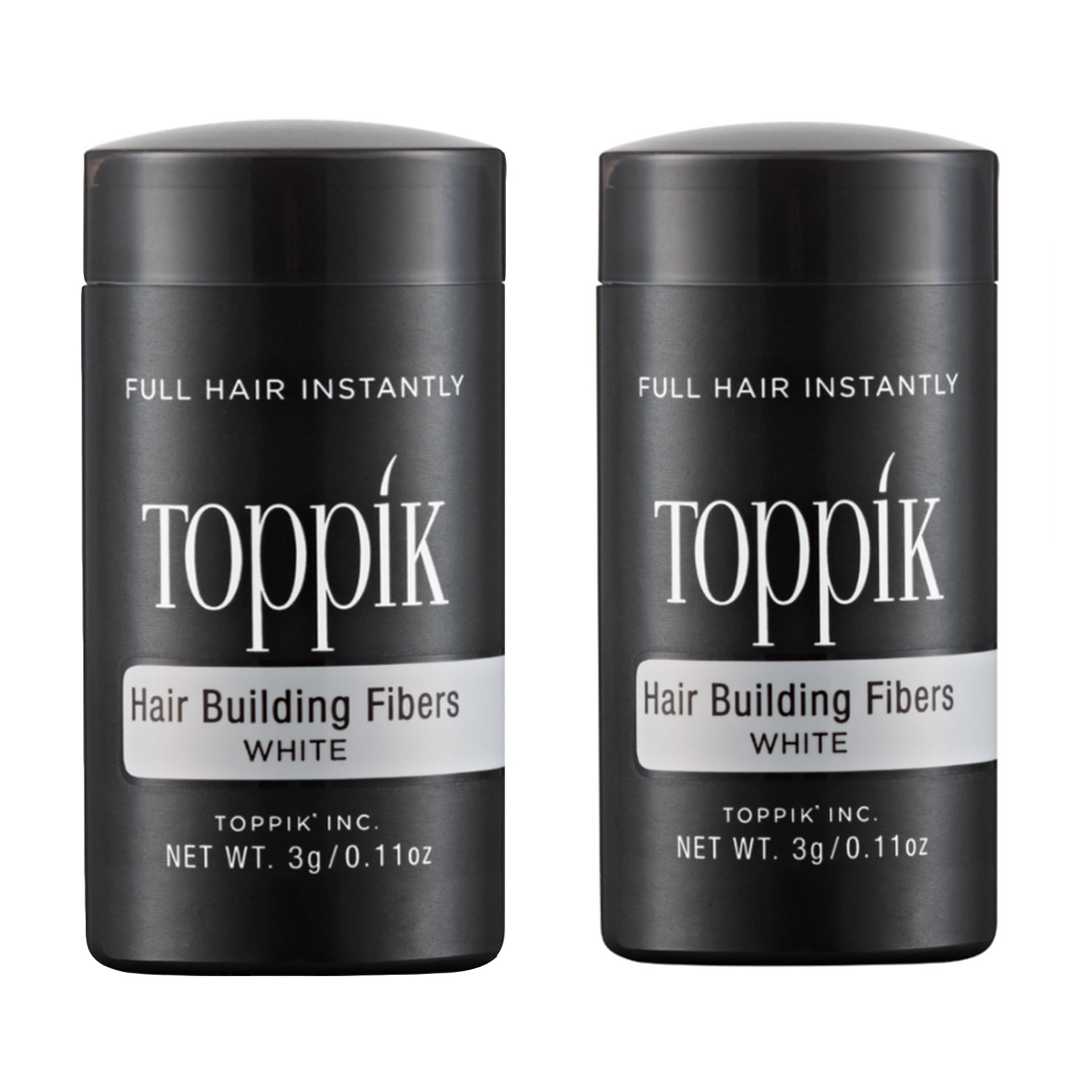 Toppik White 3 g / 0.11 oz Hair Building Fibers, Fill In Fine or ...