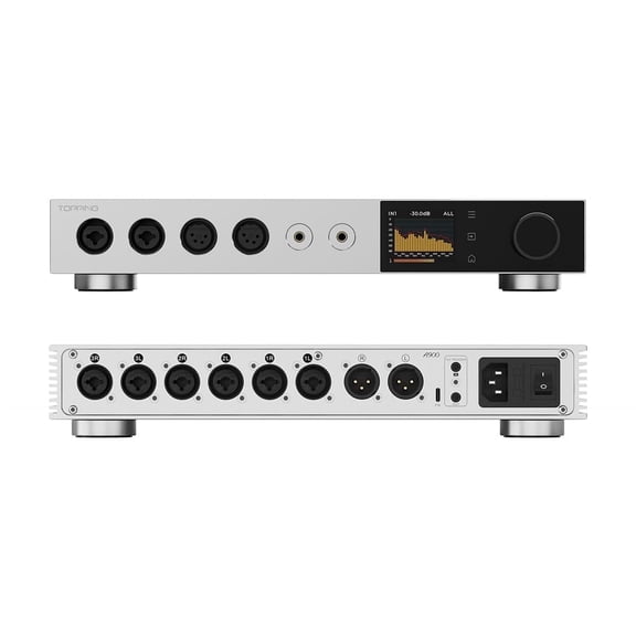 TOPPING A900 6-Channel Ultra-Flagship Headphone Amplifier,22,000mW Output@16,Silver
