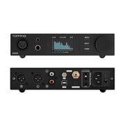 TOPPING DX5 II 2-Channel Fully Balanced DAC & Headphone Amplifier Combo,Bluetooth 5.1 chip,Black