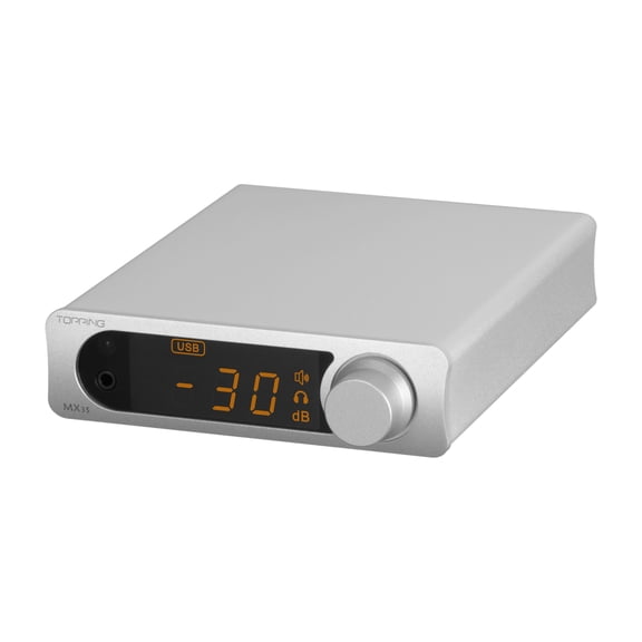 Topping MX3s USB DAC Headphone Amp - 120mW RMS Power, ES9038Q2M R2R, Bluetooth 5.1 Receiver, 4.4mm Balanced for HiFi PC Mobile