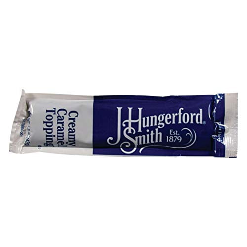 J. Hungerford Smith Caramel Portion Control Packets 1.5 oz | Made in America | 16 Pack