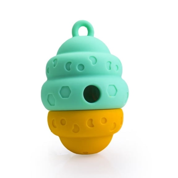 Topple Dog Toy, Dog Puzzle Toy, Dog Treat Toy for Enrichment, Treat Dispensing Toys for Mental Stimulation, Feeder Topple Toy, Food Puzzle Feeder and Puppy Treat Dispenser for Boredom Relief