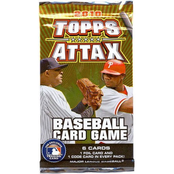 Topps 2010 Attax MLB Major League Baseball Booster Pack