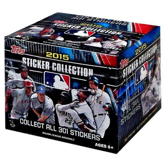Topps 2015 Baseball Stickers 50-Pack Box - No Size