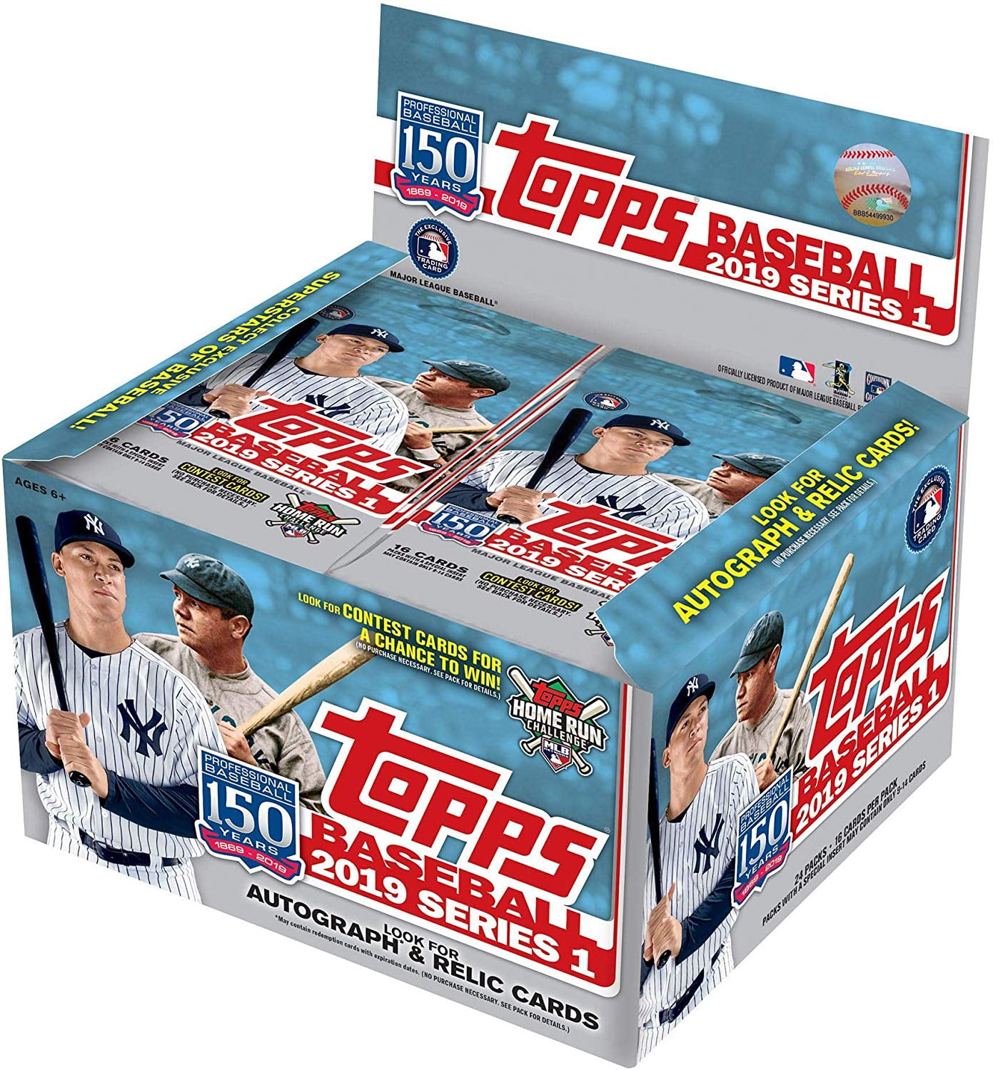 Topps 2019 Baseball Series 1 Trading Cards Display Box (Retail Edition