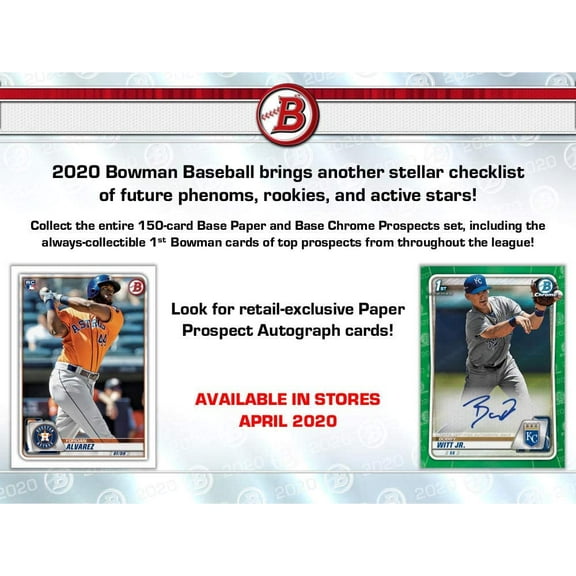 Topps 2020 Bowman Baseball Retail Display Box