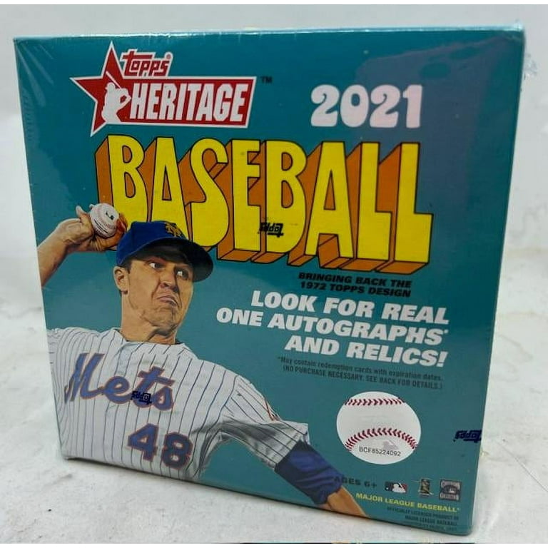 【新品18枚セット】MLB 公式ドッグタグ 豪華まとめ売り Topps 2021 Heritage MLB Baseball Trading Cards Spring Monster Box