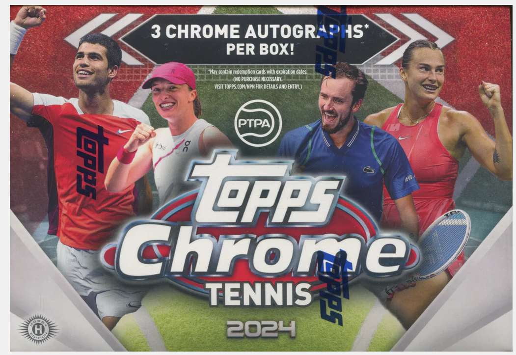 2024 Topps Chrome Tennis Hobby Box