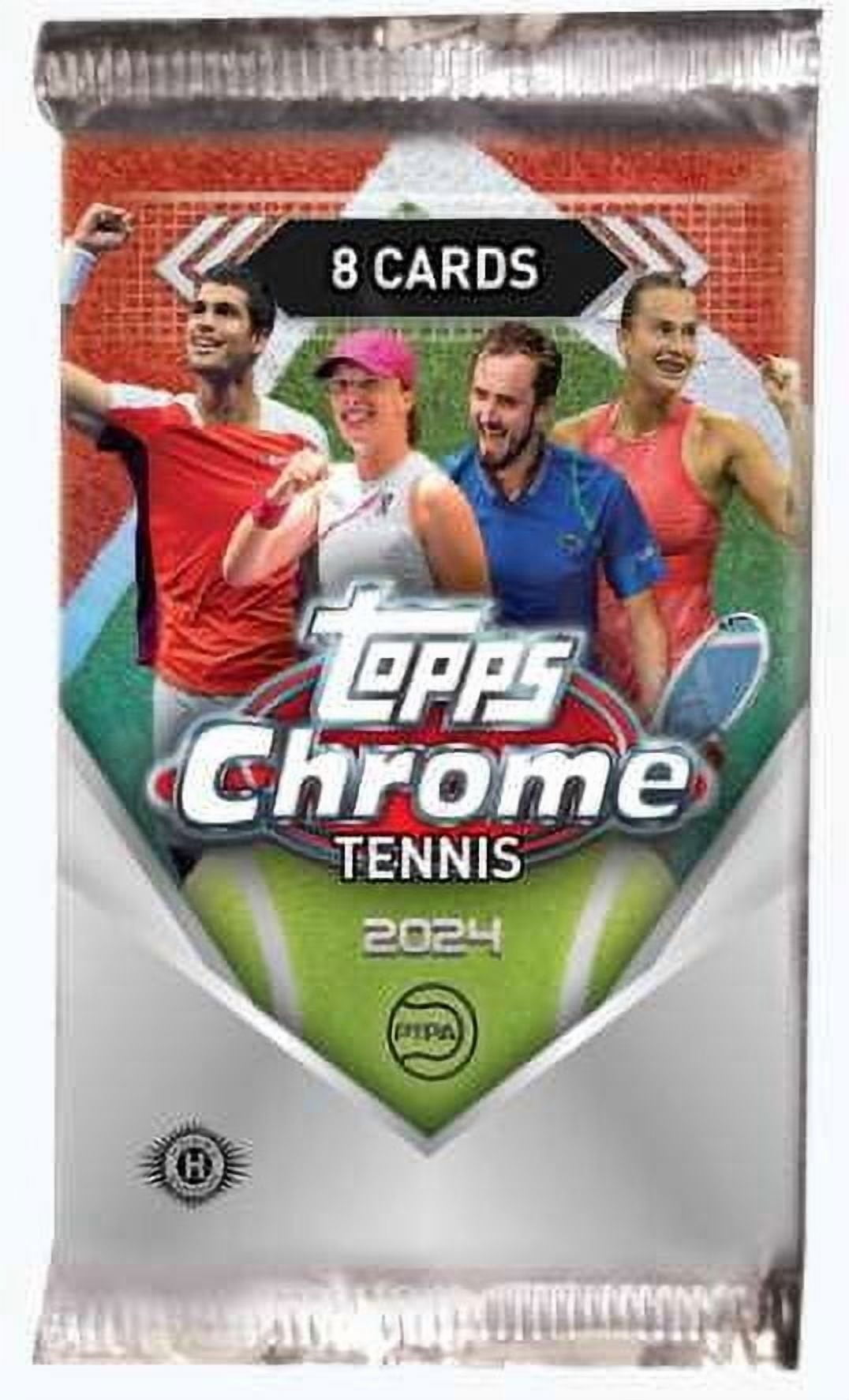 その他 TOPPS CHROME Topps 2024 Chrome Tennis Trading Card HOBBY Pack (8 Cards