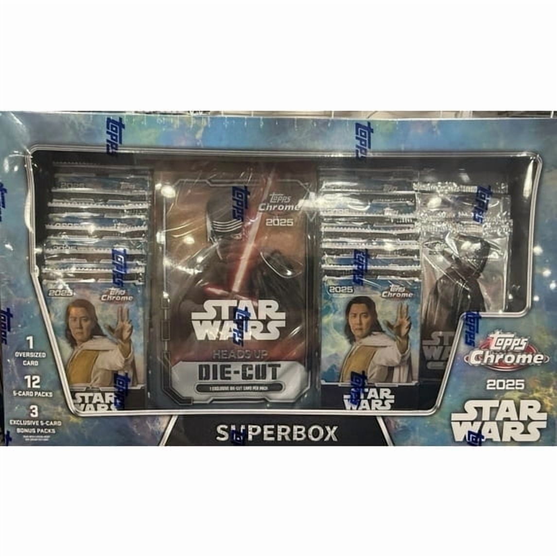Topps Chrome Star Wars Super Box 2025 Trading Cards - Exclusive