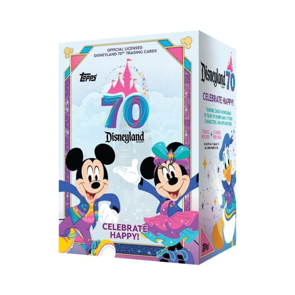Topps Disney 70th Anniversary Disneyland Trading Cards Box Collectible Card Game