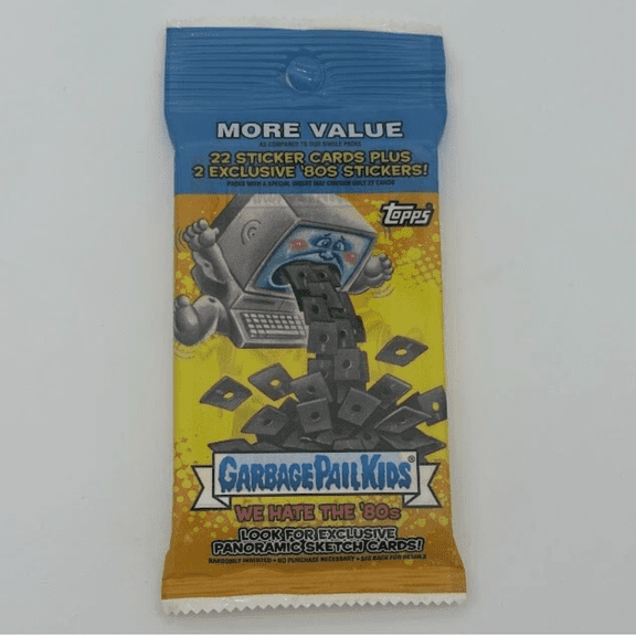 Topps Garbage Pail Kids Series 1 We Hate The 80's 22+2 Stickers Value Pack