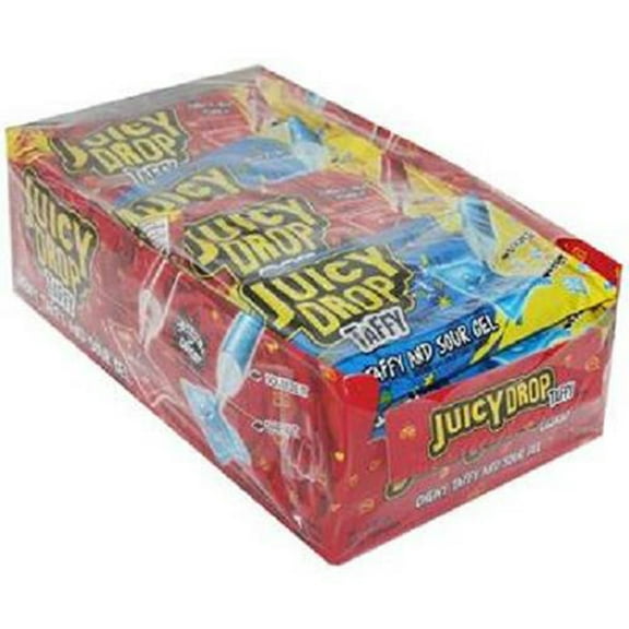 Topps, Juicy Drop Taffy, Count 16 (2.36 oz) - Sugar Candy / Grab Varieties & Flavors