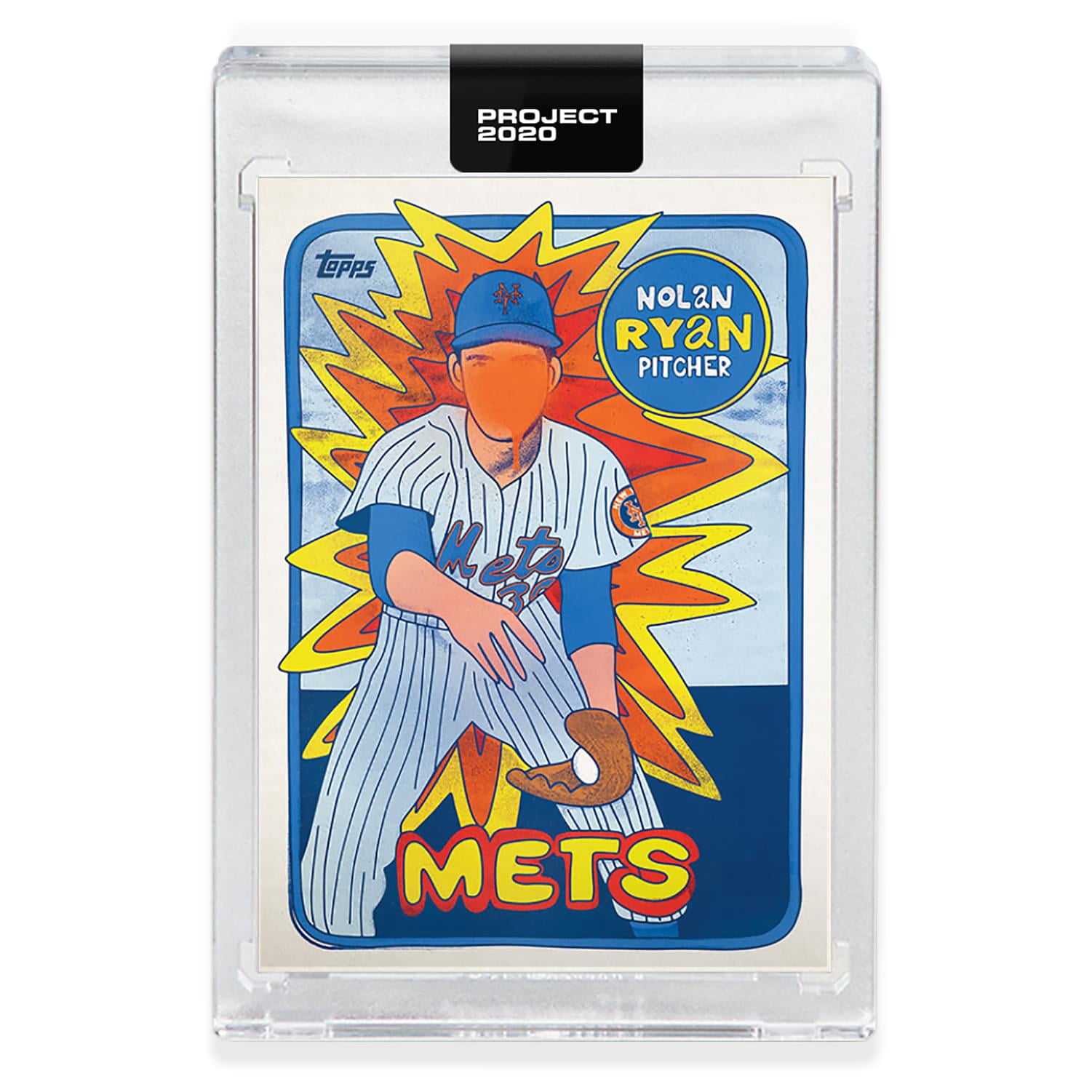 Topps PROJECT 2020 Card 214 - 1969 Nolan Ryan by Fucci - Walmart.com