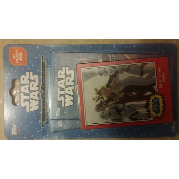 Star Wars The Force Awakens trading cards Topps 2015 2 packs