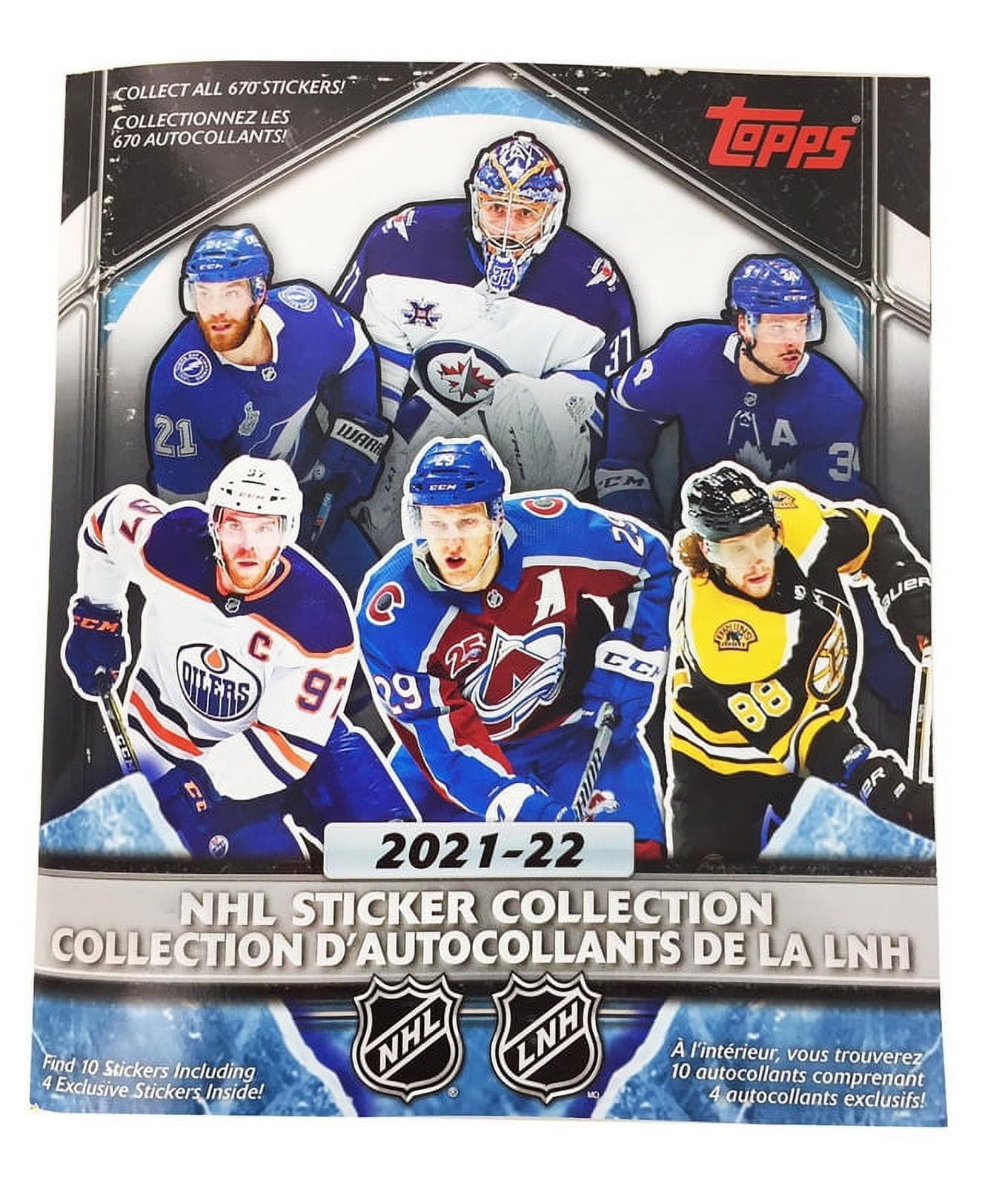 Tops Sticker Books NHL 2021-22 Topps Sticker Collection Album - Walmart.com