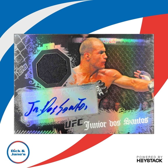 Topps UFC Main Event Junior dos Santos #19 Autograph Relics MMA Card