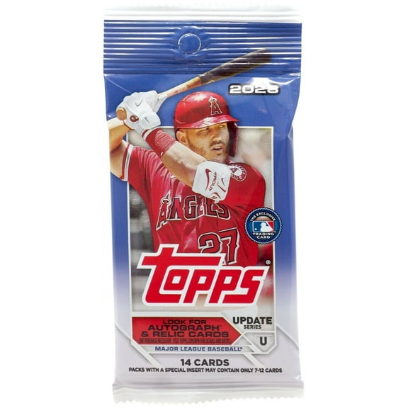 Topps Update Major League Baseball Trading Cards Multicolored 14 pc